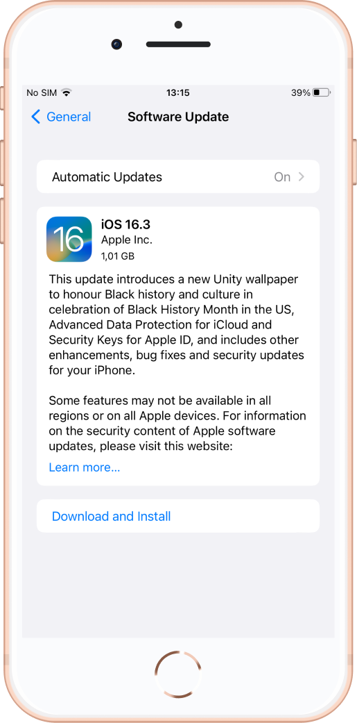software update iphone 8