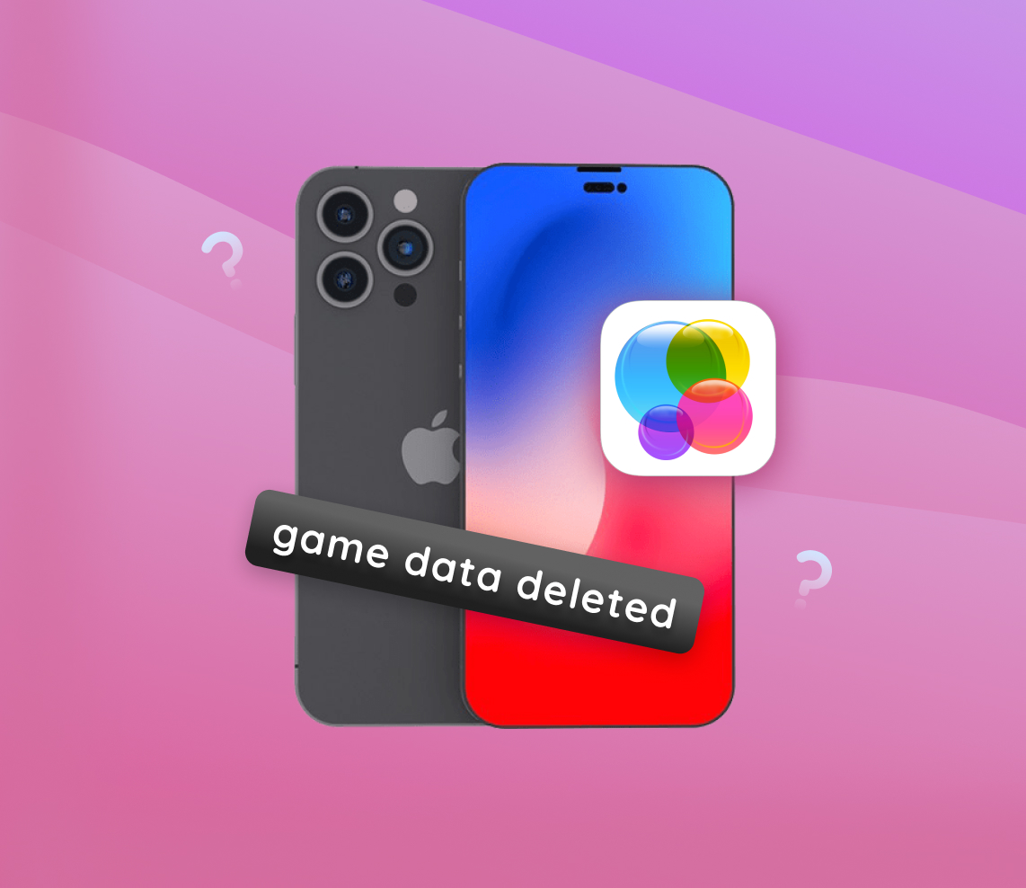 delete game data on iPhone