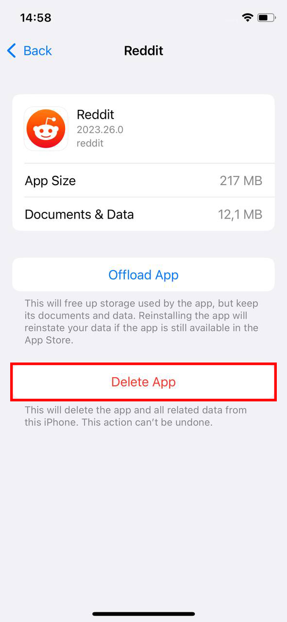 delete unwanted apps
