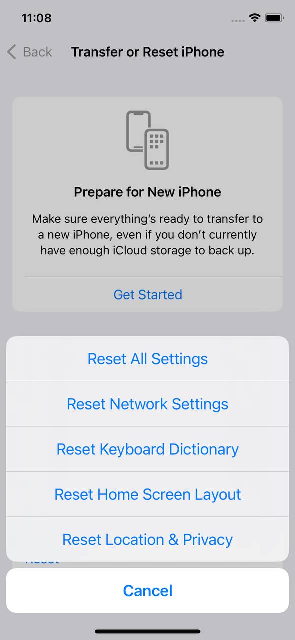 reset all settings on your iPhone