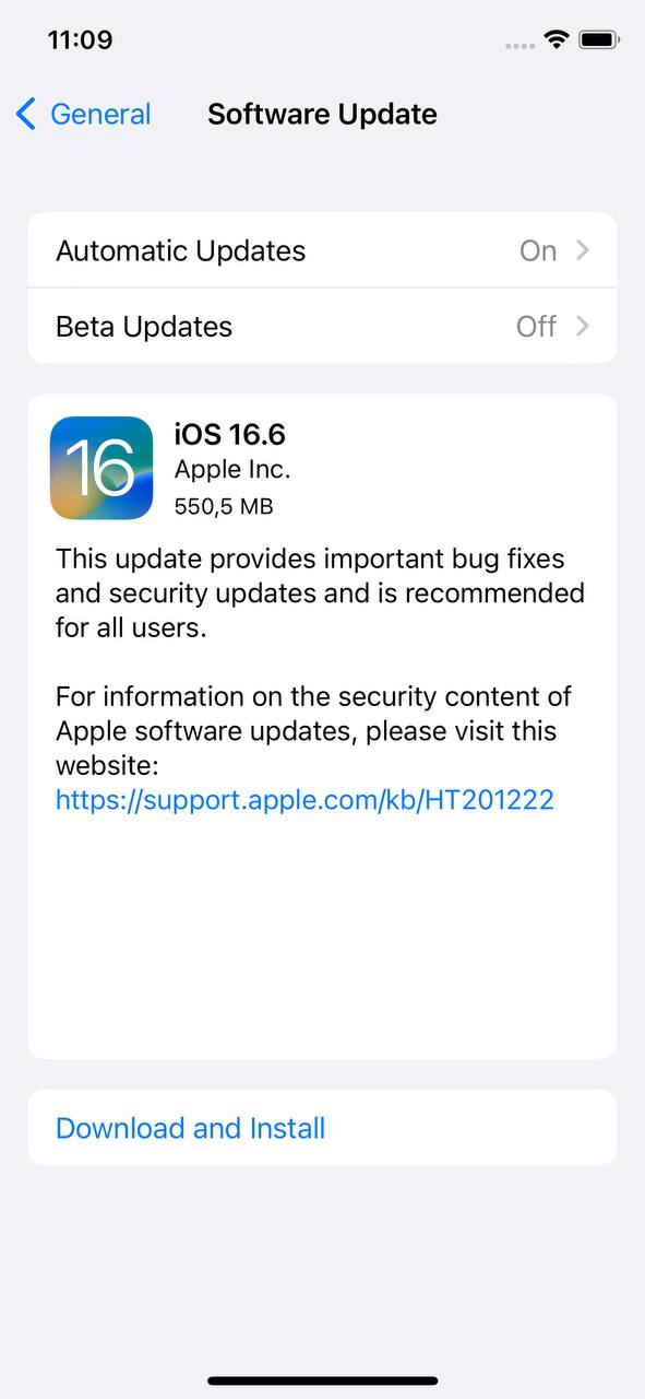update iOs to the latest version