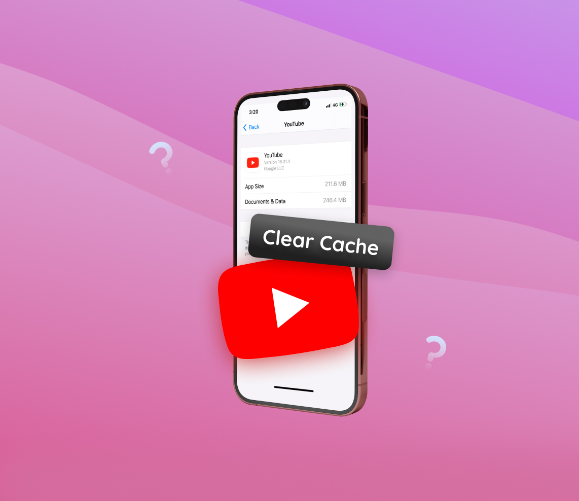 clear youtube cache on iphone