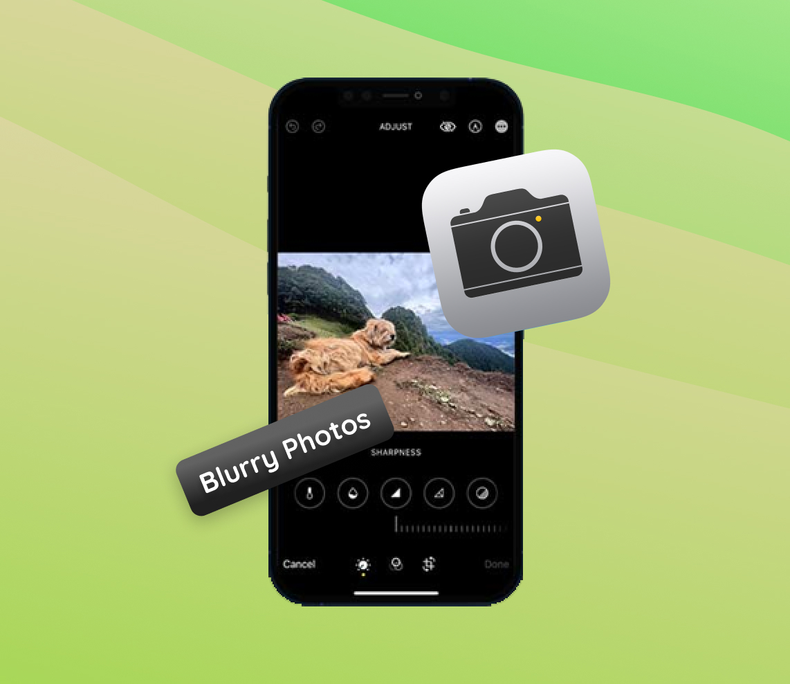 fix blurry pictures on iphone