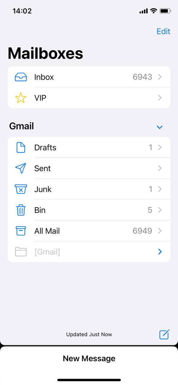mail app on your iPhone