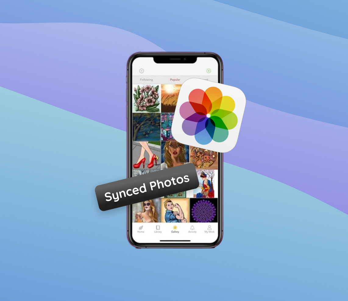 delete synced photos from iphone