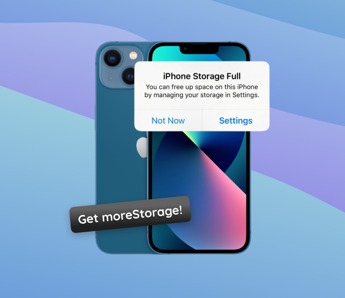 get more storage on iphone 13