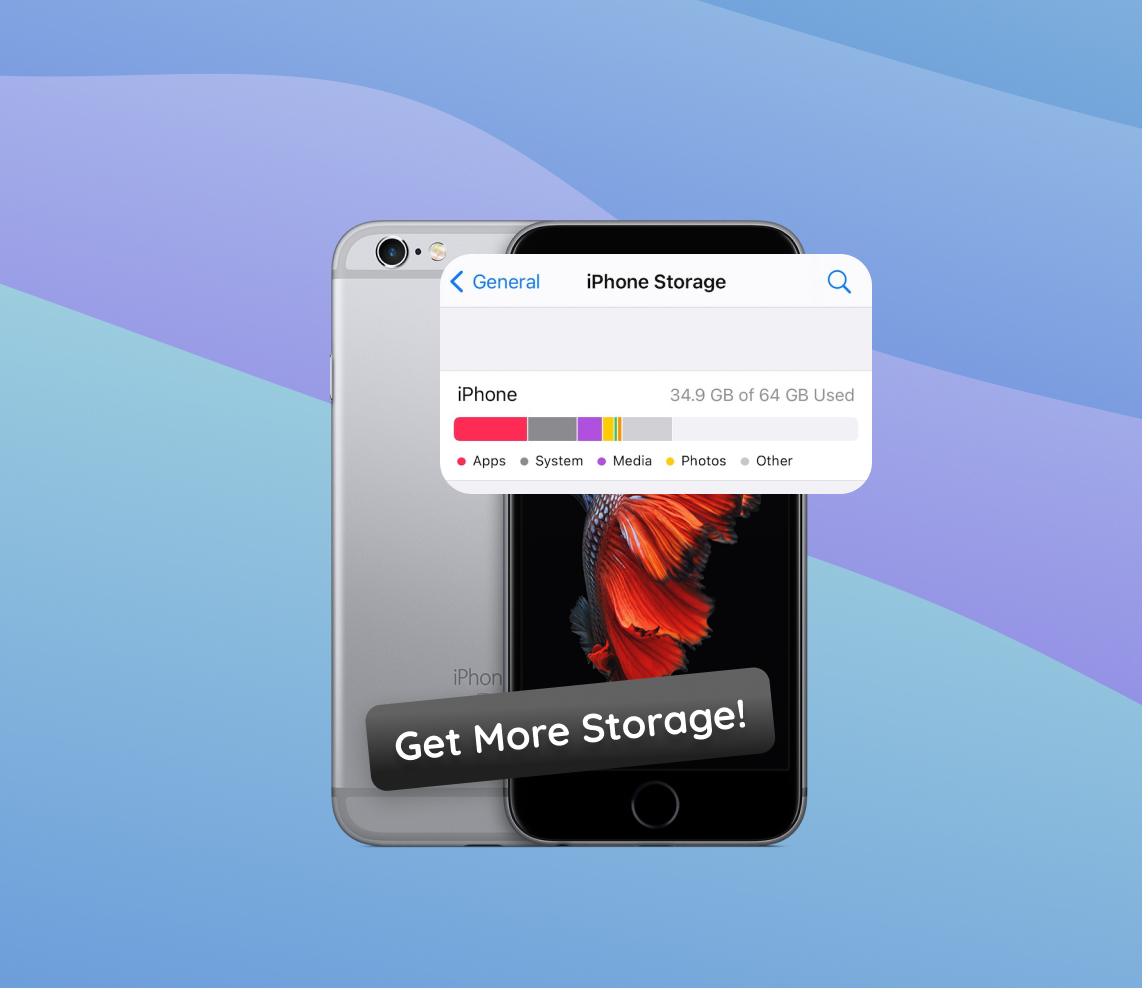 get more storage on iphone 6