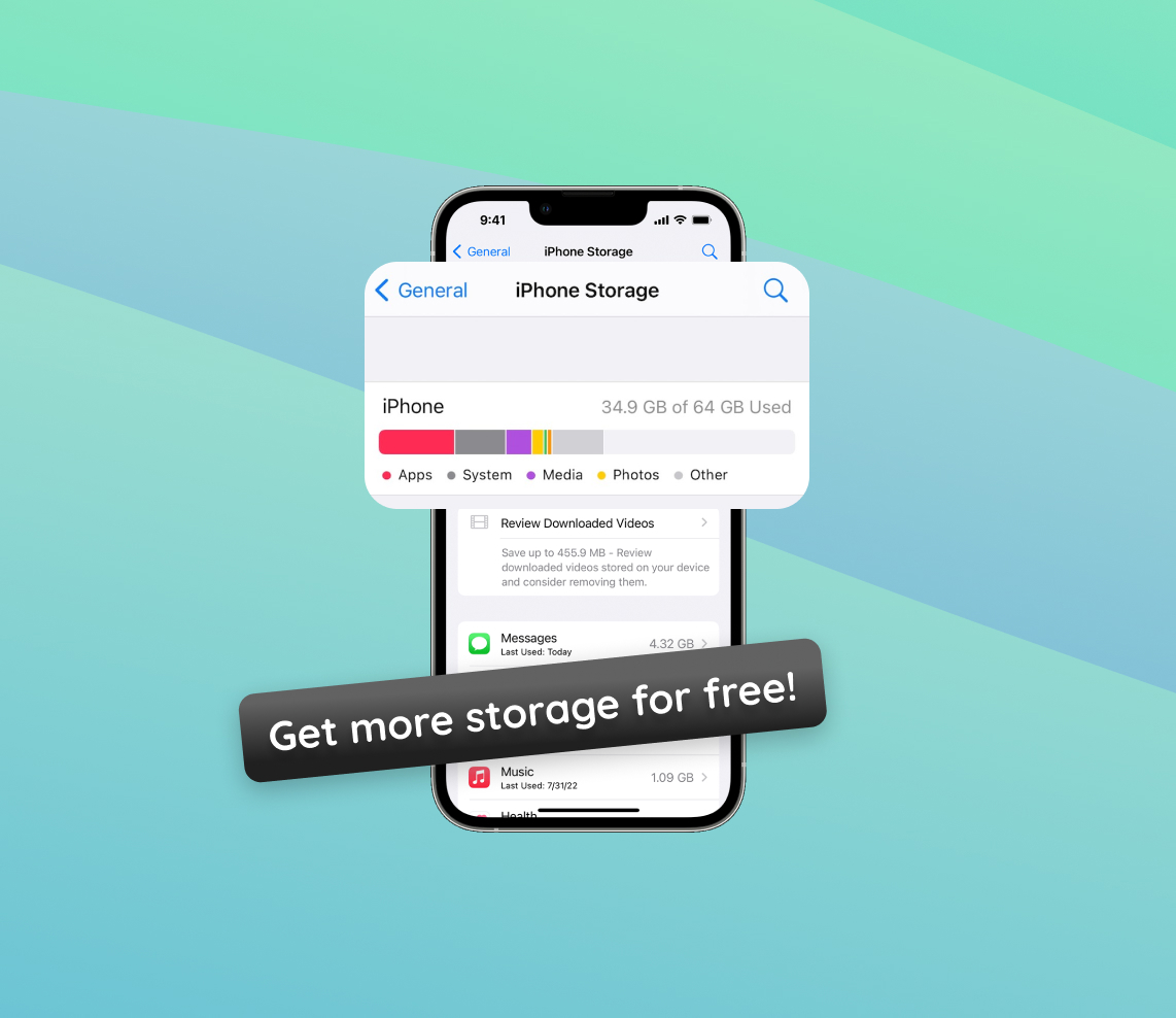get more storage on iphone without paying