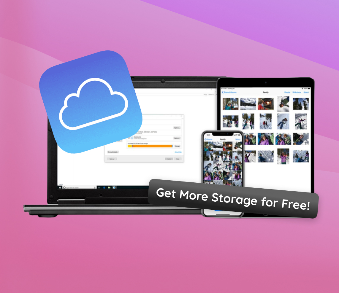 increase icloud storage for free