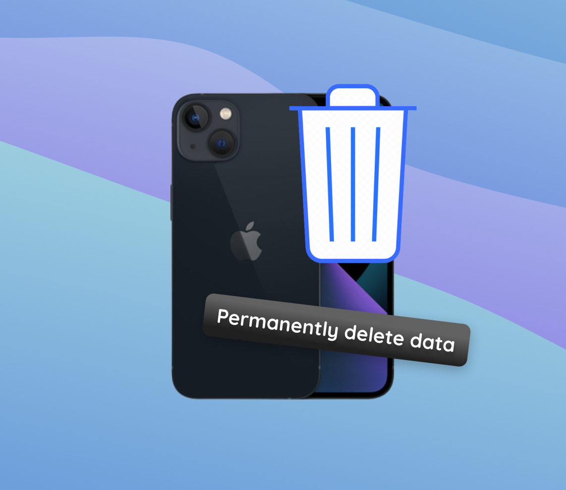 permanently delete data from iphone