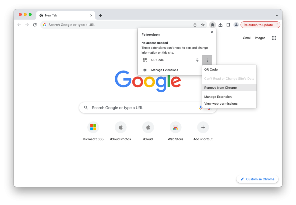 Remove Chrome Extension